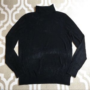 COS black turtleneck sweater